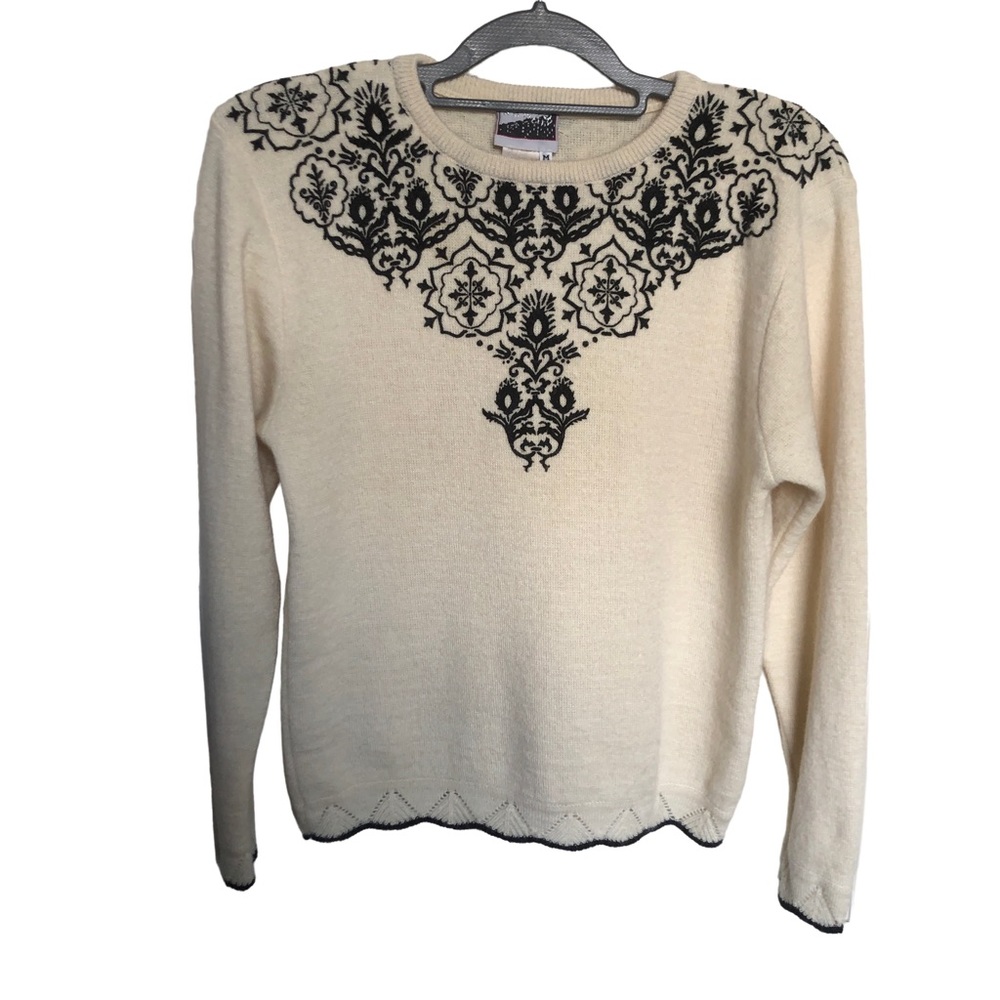 Vintage KENZO Wool Sweater Jungle Paris Made in France Size M